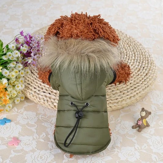 Kuschelkragen-Winterhundejacke