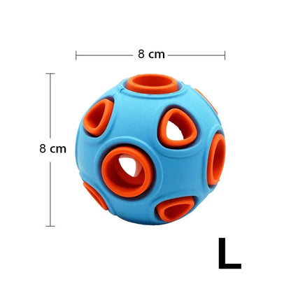 Elastischer Gummiball für Hunde